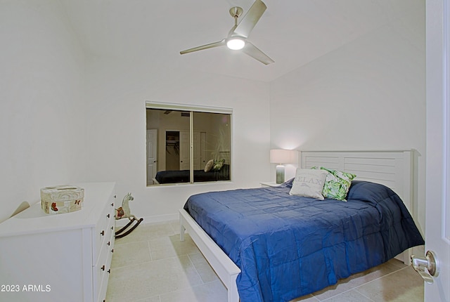32472 N 68th Pl, Scottsdale, AZ 85266 - bedroom with a ceiling fan and tile patterned flooring