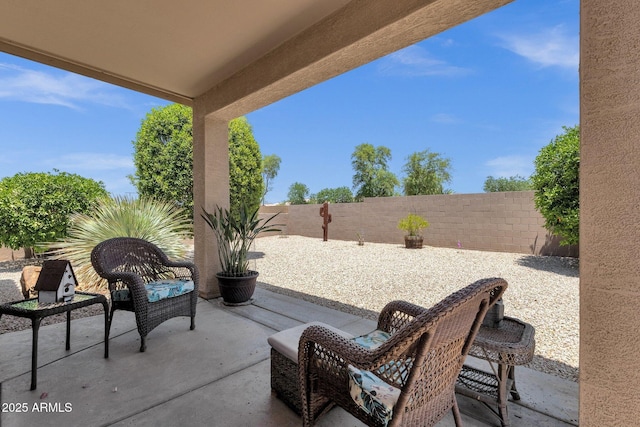 4332 E Cassia Ln, Gilbert, AZ 85298 - fenced backyard featuring a patio