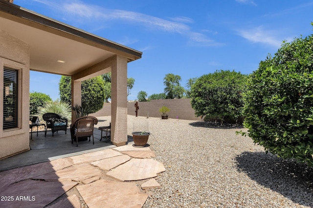 4332 E Cassia Ln, Gilbert, AZ 85298 - fenced backyard featuring a patio area