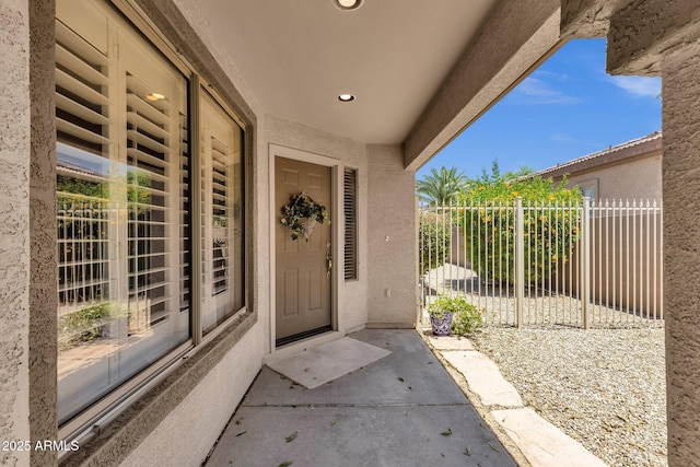 4332 E Cassia Ln, Gilbert, AZ 85298 - entrance to property with stucco siding
