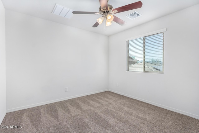 935 E Agua Fria Ln, Avondale, AZ 85323 - unfurnished room featuring carpet flooring, ceiling fan, and baseboards