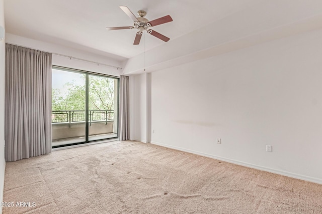 16 W Encanto Blvd Unit 26, Phoenix, AZ 85003 - empty room with carpet floors, ceiling fan, and baseboards