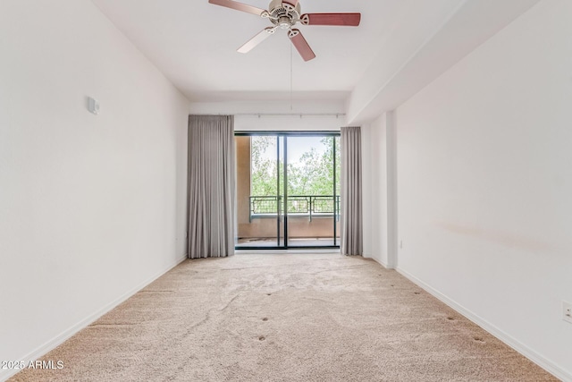 16 W Encanto Blvd Unit 26, Phoenix, AZ 85003 - spare room featuring carpet, ceiling fan, and baseboards