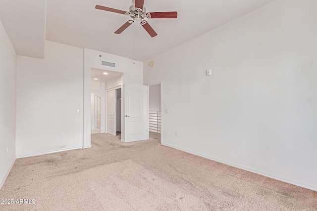 16 W Encanto Blvd Unit 26, Phoenix, AZ 85003 - unfurnished room featuring light carpet, ceiling fan, and baseboards