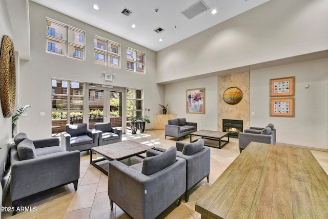 16 W Encanto Blvd Unit 26, Phoenix, AZ 85003 - lobby with a towering ceiling and recessed lighting
