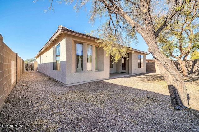 view of back of property