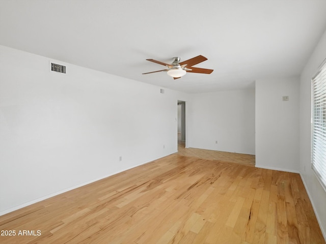 1306 W 12th St, Tempe, AZ 85281 - unfurnished room featuring a ceiling fan and light wood-type flooring