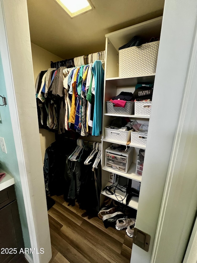 4767 W Wahalla Ln, Glendale, AZ 85308 - spacious closet with wood finished floors