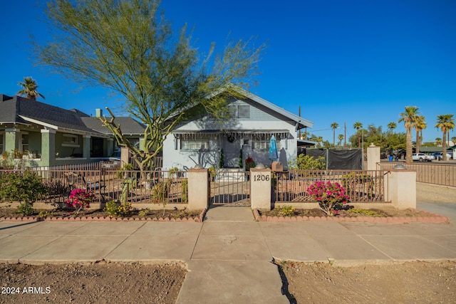 view of bungalow