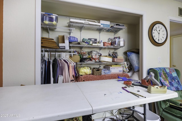 view of closet