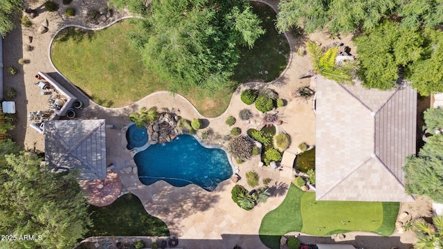 6428 W Eugie Ave, Glendale, AZ 85304 - aerial overview of property's location with a pool area