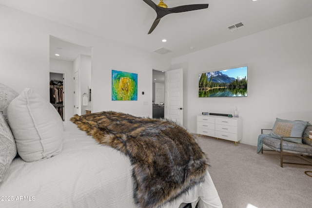 10127 E Tillman Ave, Mesa, AZ 85212 - bedroom with carpet floors, recessed lighting, and ceiling fan