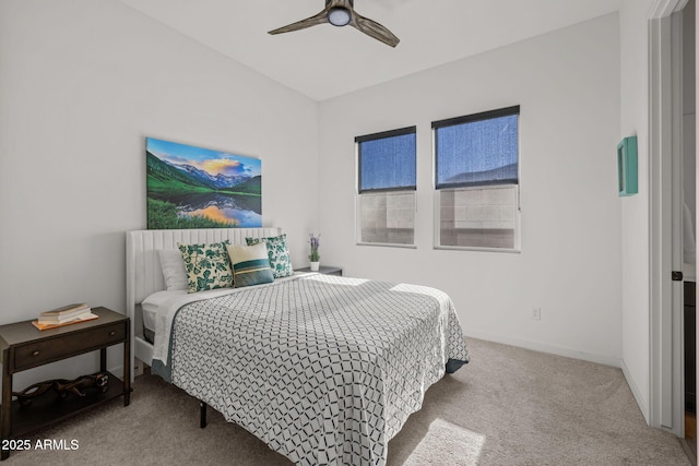 10127 E Tillman Ave, Mesa, AZ 85212 - bedroom with carpet, ceiling fan, and baseboards