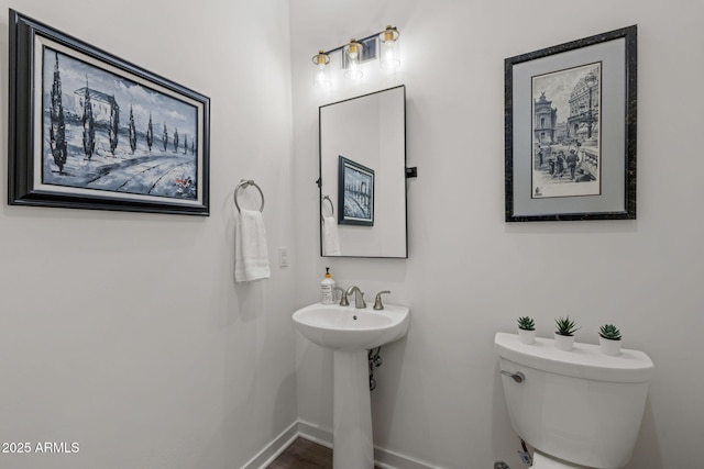 10127 E Tillman Ave, Mesa, AZ 85212 - half bathroom featuring toilet and baseboards
