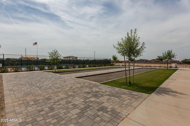 10127 E Tillman Ave, Mesa, AZ 85212 - view of community with a bocce ball area and fence