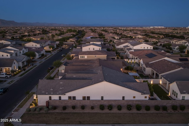 10127 E Tillman Ave, Mesa, AZ 85212 - aerial perspective of suburban area featuring a mountain backdrop