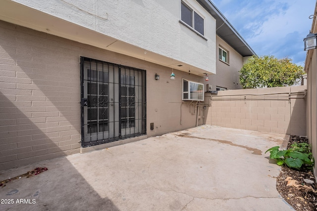 view of patio / terrace with fence