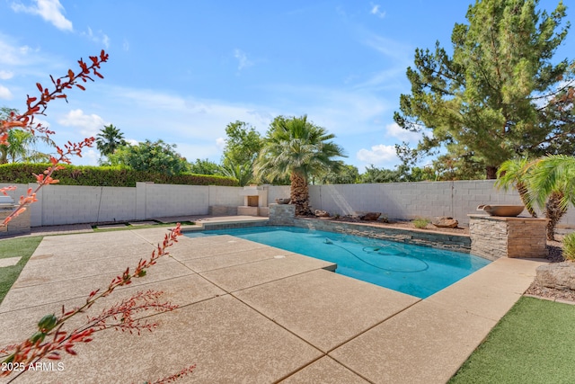 3806 E Taurus Pl, Chandler, AZ 85249 - view of pool with a fenced backyard and a patio area