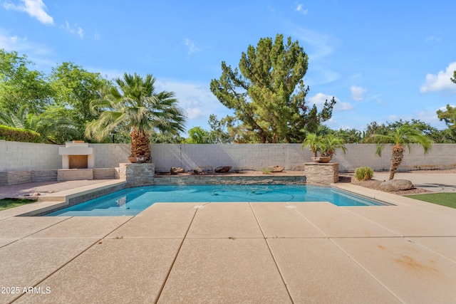 3806 E Taurus Pl, Chandler, AZ 85249 - view of swimming pool with a patio and a fenced backyard