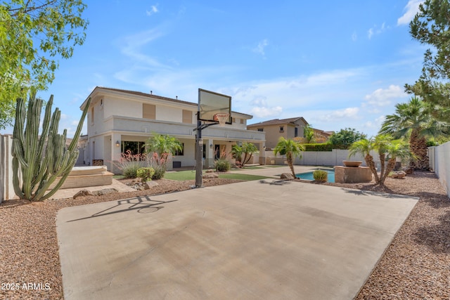 3806 E Taurus Pl, Chandler, AZ 85249 - view of sport court with a fenced backyard