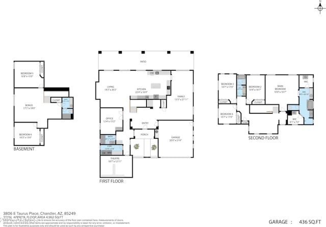 3806 E Taurus Pl, Chandler, AZ 85249 - property floor plan