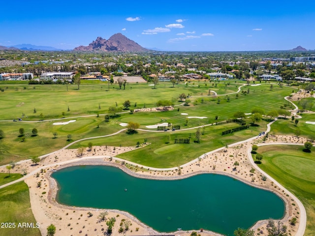 5221 N 24th St Unit 103, Phoenix, AZ 85016 - aerial view of residential area with a water and mountain view and a local golf course
