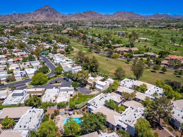 5221 N 24th St Unit 103, Phoenix, AZ 85016 - aerial perspective of suburban area with a mountainous background and a golf club