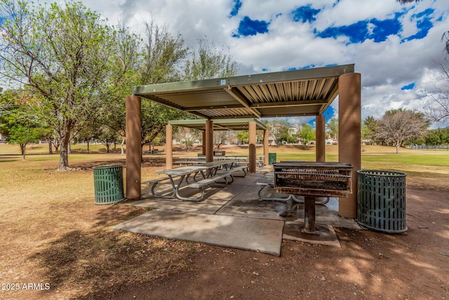 view of property's community featuring a gazebo