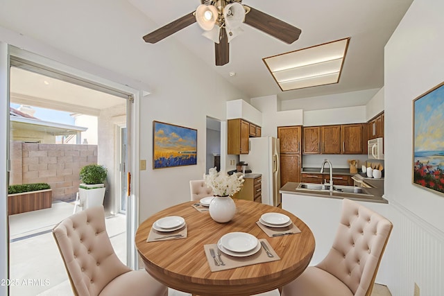 522 W Dennis Ct, Tempe, AZ 85283 - dining space with ceiling fan