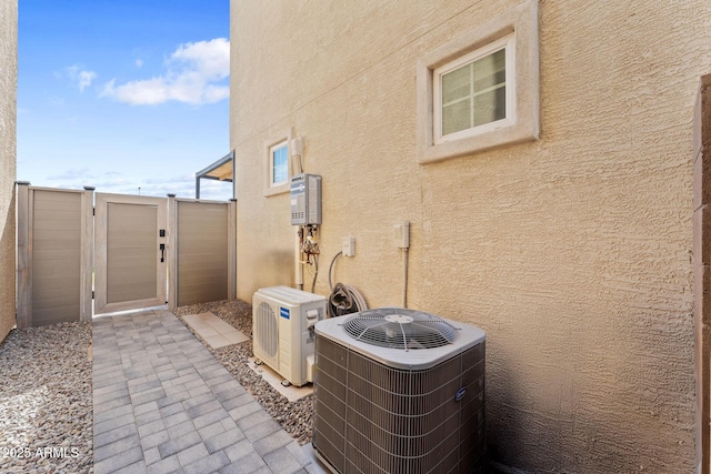 exterior space with ac unit and central air condition unit