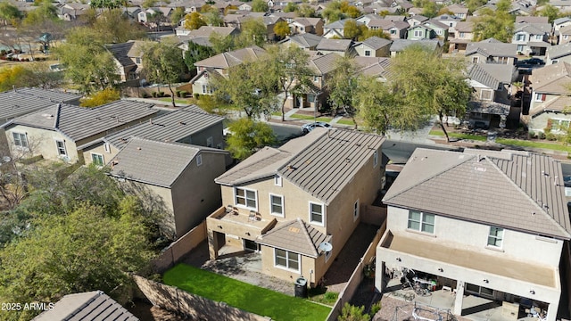 birds eye view of property featuring a residential view