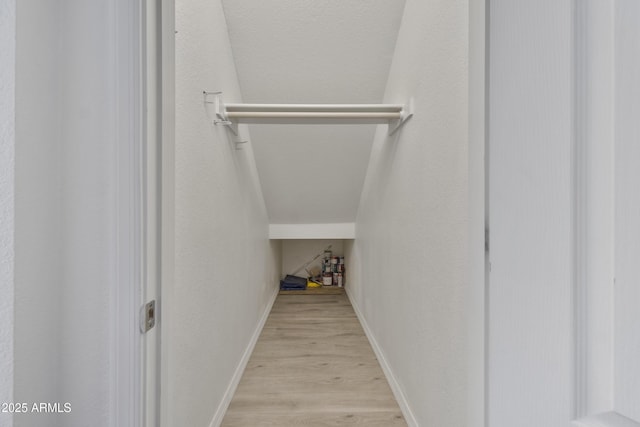 interior space featuring light wood-style flooring