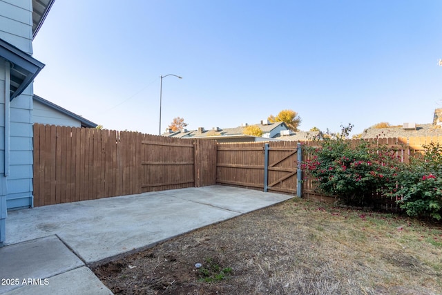 view of yard featuring a patio