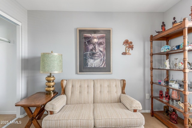 905 S Osborn Ln, Gilbert, AZ 85296 - sitting room featuring light colored carpet and baseboards