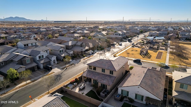 birds eye view of property featuring a residential view