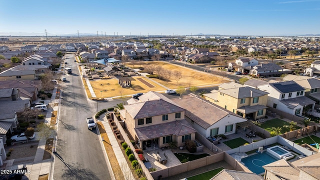 drone / aerial view featuring a residential view