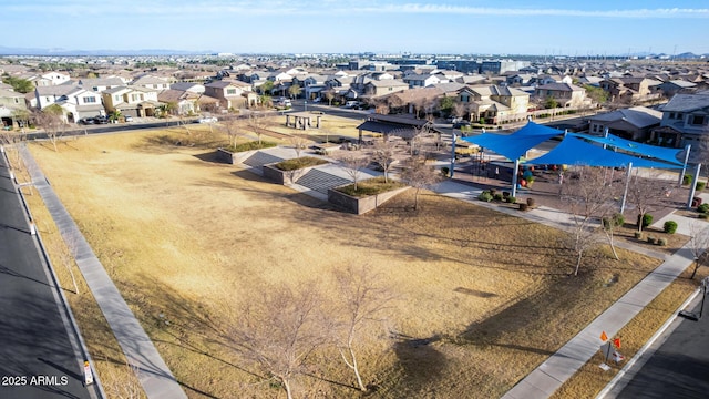 drone / aerial view featuring a residential view