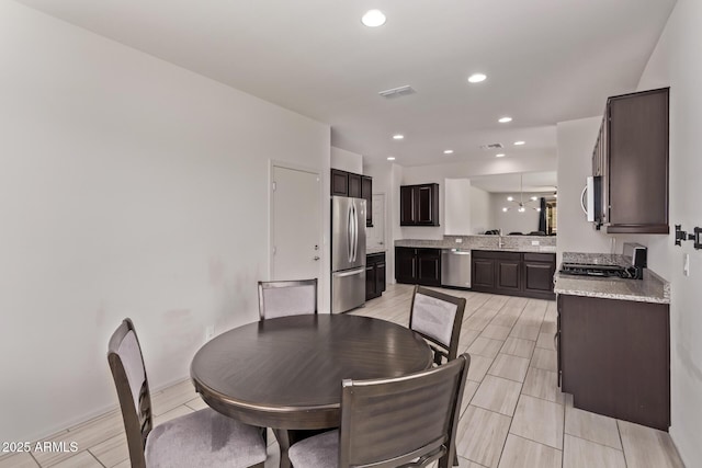 7086 W Spur Dr, Peoria, AZ 85383 - dining room featuring recessed lighting