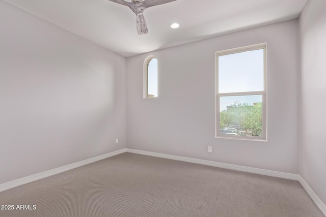 7492 E Via De Luna Dr, Scottsdale, AZ 85255 - spare room featuring carpet flooring and recessed lighting