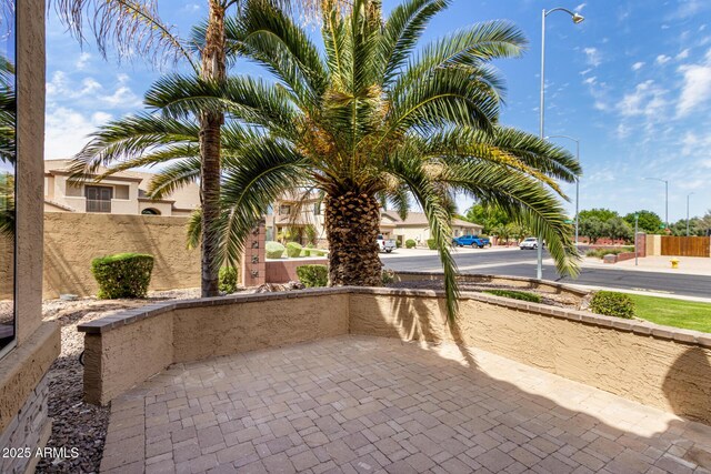 2302 S Canfield, Mesa, AZ 85209 - view of patio / terrace with fence