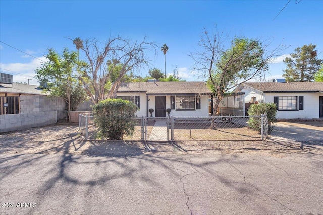 view of ranch-style house