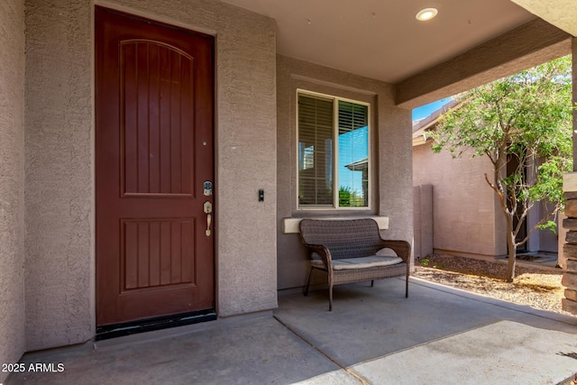 932 W Capulin Trl, San Tan Valley, AZ 85140 - entrance to property with stucco siding