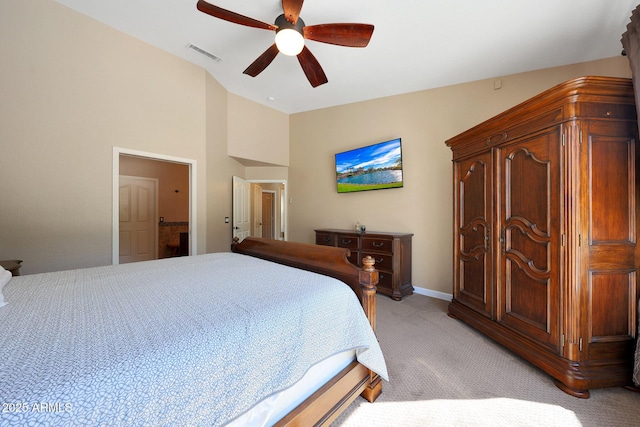 26647 N 43rd St N, Cave Creek, AZ 85331 - bedroom with light colored carpet and ceiling fan