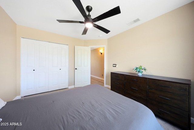 26647 N 43rd St N, Cave Creek, AZ 85331 - bedroom featuring a closet and ceiling fan