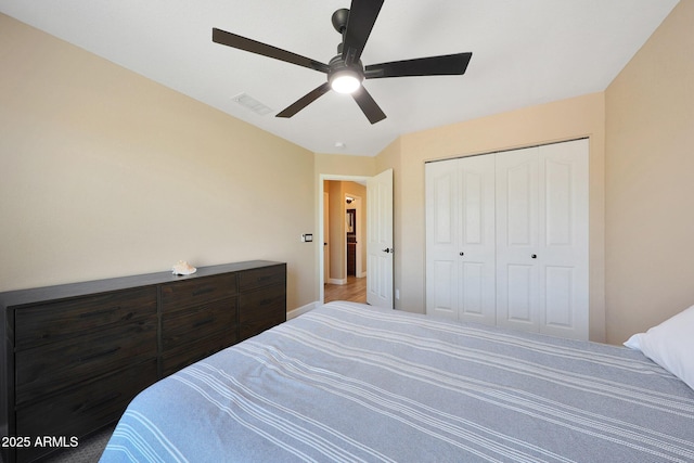 26647 N 43rd St N, Cave Creek, AZ 85331 - bedroom featuring a closet and a ceiling fan