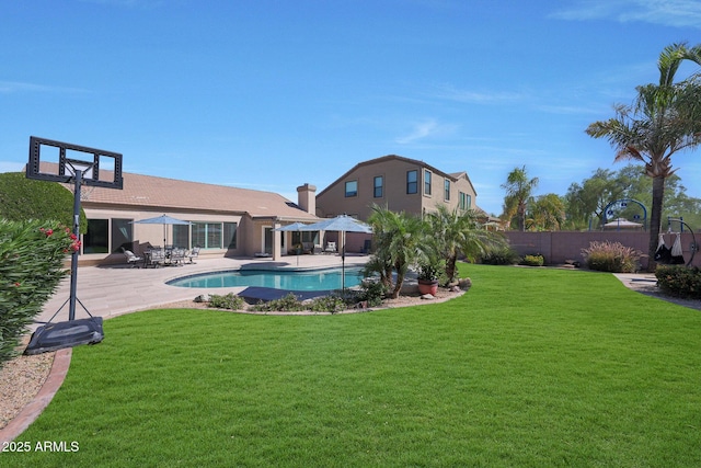 26647 N 43rd St N, Cave Creek, AZ 85331 - view of pool with a fenced backyard and a patio area