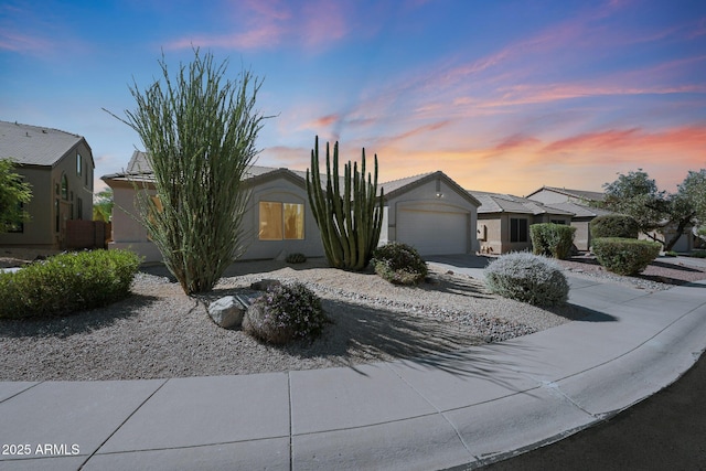 26647 N 43rd St N, Cave Creek, AZ 85331 - view of front facade with an attached garage and driveway