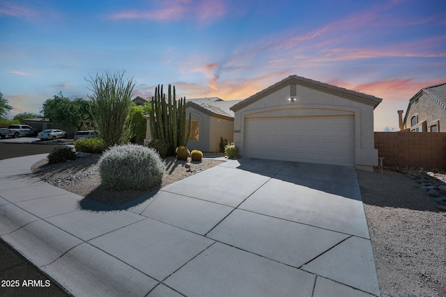 26647 N 43rd St N, Cave Creek, AZ 85331 - single story home with concrete driveway, a garage, and stucco siding