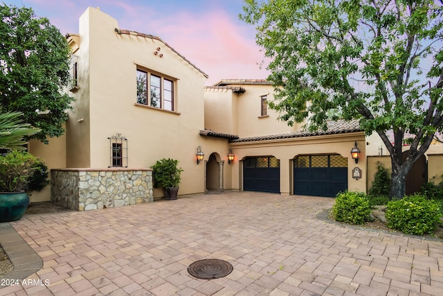 view of mediterranean / spanish house