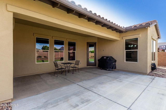 7630 E Knoll St, Mesa, AZ 85207 - view of patio / terrace with a grill